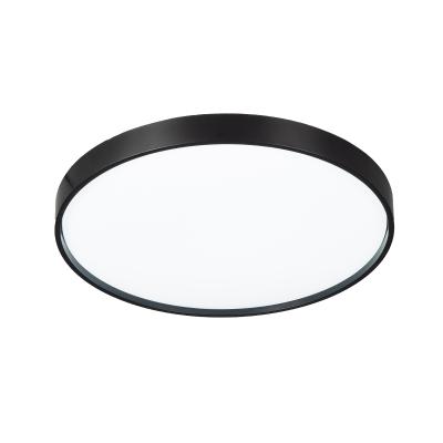 China Keyun Outdoor Mounted 24W Round Nordic Modern ABS Black Cover Indoor Single Led Ceiling Light for sale