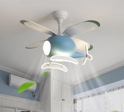 China Industrial Ceiling Fan Kids Living Room 220V Surface Mounted To Install Dimmable Fan Lighting Good Quality for sale