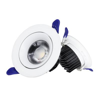 China Minimalist 3W 5W 10W 16W 25W LED Ceiling Downlight Recessed Adjustable Eyeball Retrofit Spotlight for sale