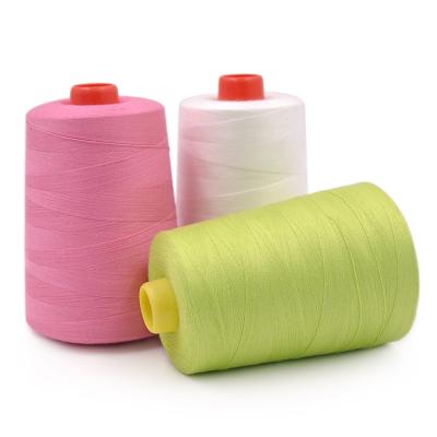 China High Tenacity TFO 42S/2 Working Materials Colorful 100% Spun Polyester Sewing Thread Factory Price for sale