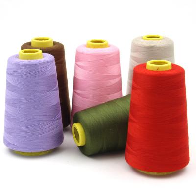 China High Tenacity Garment Accessories 100% Polyester Spun Sewing Thread Low Shrinkage With Low Price 20/2 for sale