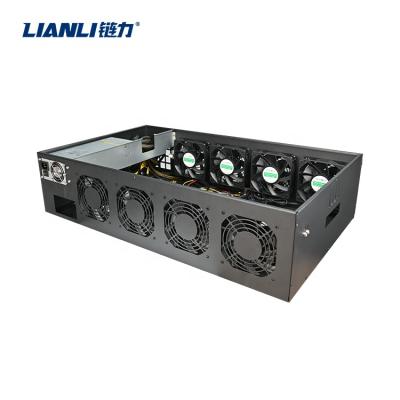 China With fan 7.0cm gpu server case 857 server 4u rackmount case with display screen computer 8gpu for sale