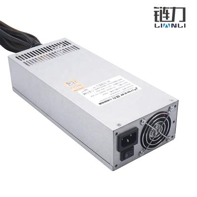 China Lianli 2U 2500w with specialized 6*6pin and 16*6+2pin connectors for GPU installation case with 27*11.3*6.7cm GPU for sale