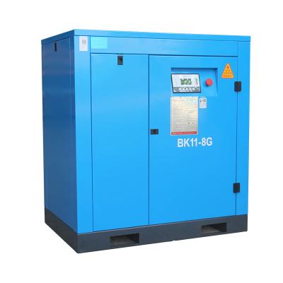 China 2021 new air machine Boreas brand screw air compressor Kaishan BK11-8G for hot sale for sale