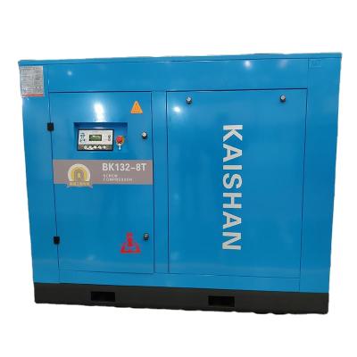 China kaishan BK 132 kw low noise screw air compressor 8 bar air compressor en venta