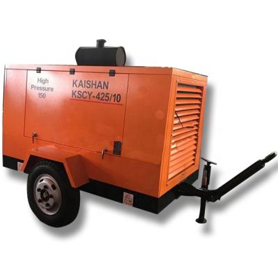 Китай KAISHAN portable diesel air compressor KSCY-425/10 airbrush compressor high pressure продается