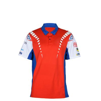 China Custom Design Breathable Logo Cotton Spandex Pique Mesh Sports Polo Shirt for sale