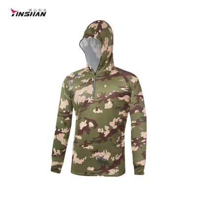 China Economical Custom Design Polyester Outdoor Camouflage Anti-wrinkle Casual Men's Fishing Suit for sale