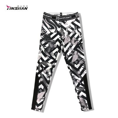 China 2022 New Fashion Wholesale Custom Gym Yoga Breathable Colorful Printing Quick Dry Leggings For Women for sale