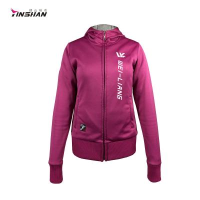 China 2022 New Fashion Custom Ladies Long Sleeve Tracksuit Zipper Breathable Hoodie For Fitness And Running for sale