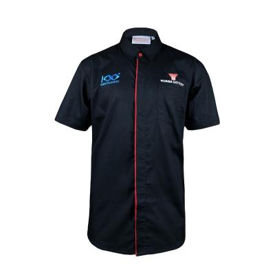 China Wicking Breathable Custom Uniform Shirts With Embroidery Logos for sale