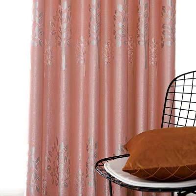 China Blackout Factory Direct Sale Luxury Jacquard Drapes Solid Color Ready Made Curtains for sale