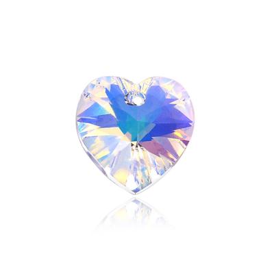 China Cosmic China Stone Shiny Glass Strange Bead Sew Type Loving Heart Crystal AB for sale