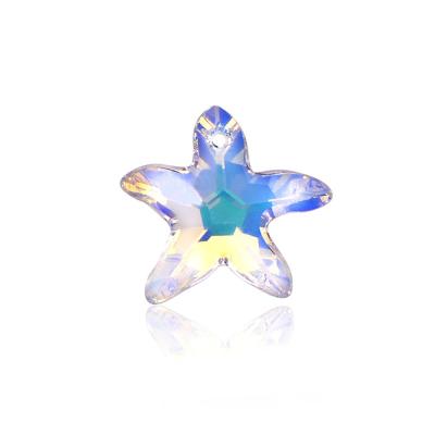 China Cosmic China Stone Shiny Glass Strange Bead Sew Type Starfish Crystal AB for sale