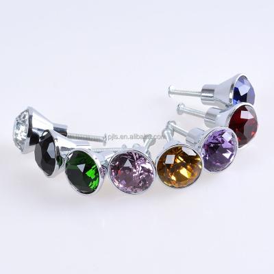 China Pull Handles 30mm Factory Directly Sell Crystal Drawer Knobs For Cabinet Handles for sale