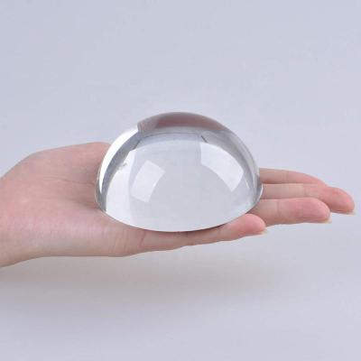 China Europe LONGWIN 80mm Crystal Dome Magnifier /Paperweight reading magnifier - made of glass - 3.1 inch for sale