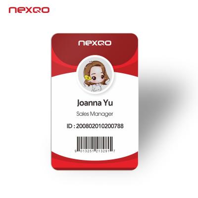 China PVC/ABS/PET/PS/Paper blank rfid chip identification smart card for sale