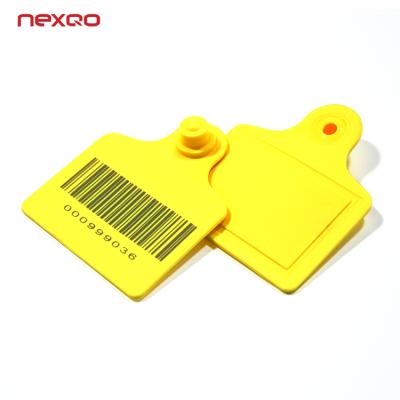 China Eco - Friendly Low Price Uhf RFID Animal Ear Tracking Tag for sale