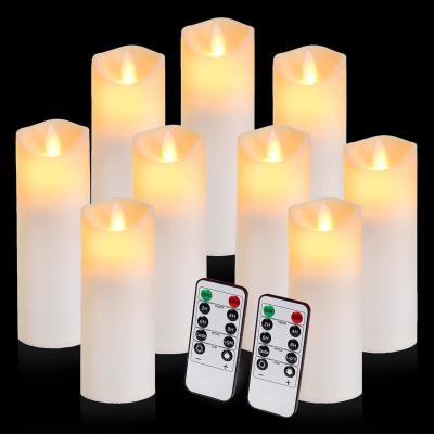 China LED Pillar Candles Battery Powered LED Pillar Candles With Remote Control And Timers for sale