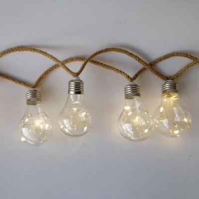 China High Quality Fully Waterproof Edison Bulb Led String Outdoor Heat Resistant Battery Operated Ornamental Light for sale