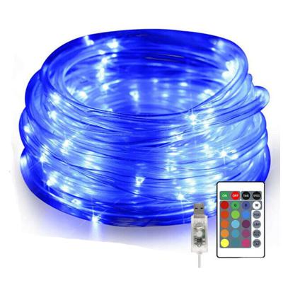 China Usb Rope Light RGB LED Rope Strip Tube String Outdoor Fairy Lights Waterproof Garden for sale