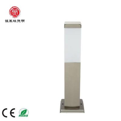 China E27 MAX35W IP44 Class1small Opal Diffuser AC100-240V H450/Head 80*80/Base 125mm Stainless Steel Modern High Quality PP Terminals for sale