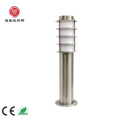 China Modern Popular Straight Spiral Stainless Steel Terminals E27 Max35W IP44 PP Opal Diffuser AC100-240V 126mmx450mm for sale