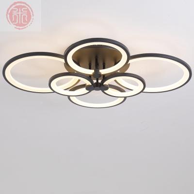 China LED Ceiling Light Outdoor Mounted Decorative Iron And PS 185-240V 124W IP20 Remote Control Indoor Hotel Restroom Home Lighting for sale