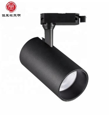 China Fashion 10W 20W 30W Modern Aluminum Dimmable Adjustable Black White LED GU10 Track Light for sale