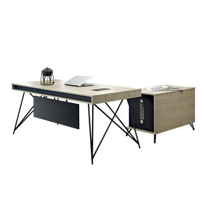 China Convertible Luxury Modern L Shaped Desk For Executive Office for sale