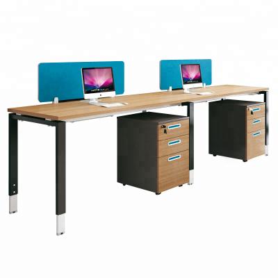 China Modern Wooden Modular Office Workstation Screen Partition for sale