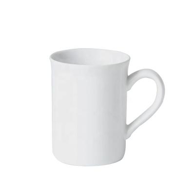 China White Reusable Ceramic Mugs Coffee Mug Chunyu Sustainable White Ceramic Ma for sale