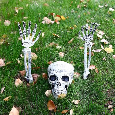 China Hot Terylene LEMON Halloween Skeleton Set Simulated Human Body Hand Decoration Plastic Skeleton Skeleton Props for sale