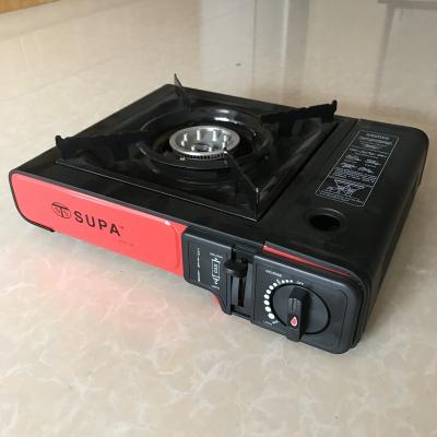 China Portable Hotel Butane Gas Cooker Commercial Stainless Steel Tabletop Heater Burner for sale