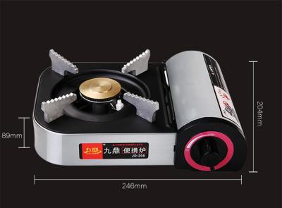 China Mini Portable Stainless Steel Butane Gas Stove JD-208 for sale