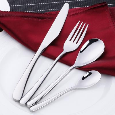 China Buyerstar Wholesale Gold Plated Polish Metal Cutlery Bulk Spoons And Forks Stainless Steel Flatware Sets For Wedding for sale