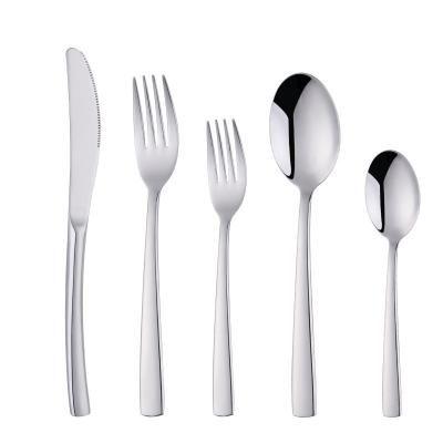 China Buyerstar Low Moq Viable Classic Steak Knife Stainless Steel Spoon Fork Set Hotel Tableware Gold Cutlery Set For Wedding for sale