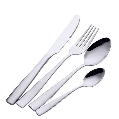 China Buyerstar Metal Stainless Steel Dinnerware Gold Plated Matte Cutlery Serving Spoon Fork and Knife Flatware Sets for Home for sale