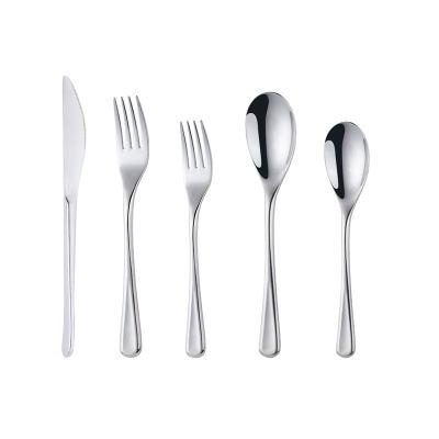 China Buyerstar 18/10 Stainless Steel Gold Plated Silverware Set Viable Wholesale Modern Hotel Wedding Cutlery Knife Spoon Fork Flatware Set for sale