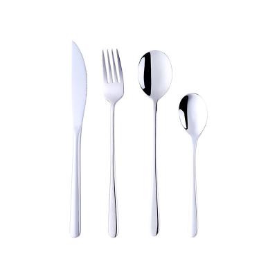 China Buyerstar Viable Korean Cutlery Fork Spoon Knife Set Kitchen Utensils Metal Stainless Steel Flatware Sets for sale