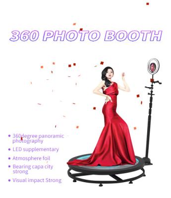 China Wedding/Event/Party/Festival Party Christmas Gift Slow Rotate Portable Camera 360 Degree Photo Booth Photo Booth Auto Video Booth With Case for sale