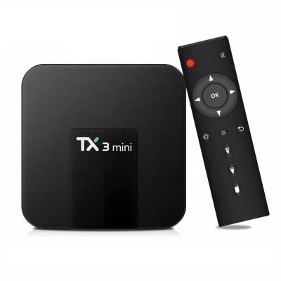 China Google Play Store Touyinger Tx3 Mini Iptv Reseller Panel S905W Android 8.1 Set Top Box 4k Chromecast TX3 Mini Smart TV Box for sale