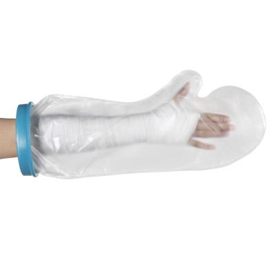 China Hot Selling PVC Reusable Adult Waterproof Arm Cast Bandage Short Protector for sale