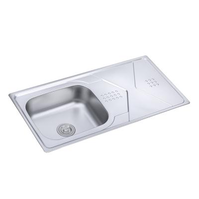 China Without Faucet #304 Stainless Steel Single Bowl Kitchen Sinks Without Faucet for sale