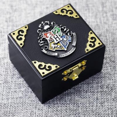 China 2021 Gift New Design Wooden Music Box Custom Roll Up Harry Potter Music Box for sale