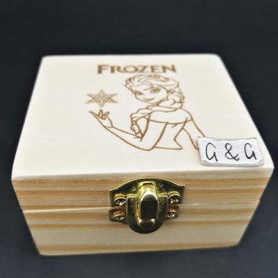 China Wholesale Custom Wooden Wind Frozen Music Box Gift Box for sale