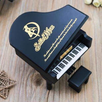 China Funny Gift Factory Custom Wind Plays Piano Music Box Sailor Moon for sale