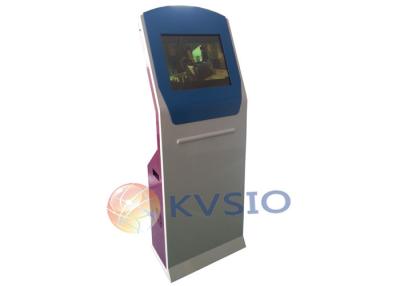 China Interactive Information And Internet Free Standing Kiosk With TFT Lcd Monitor for sale