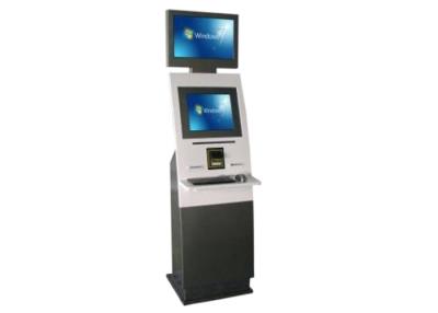 China Touch Screen waterproof Wire internet information access Dual Screen Kiosk / Kiosks for sale