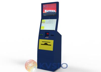 China Mobile top-up, ticketing ,Bill full payment with coin change Retail Dual Screen Kiosk for sale